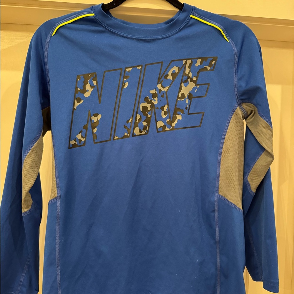 Nike Blue Long Sleeve Shirt